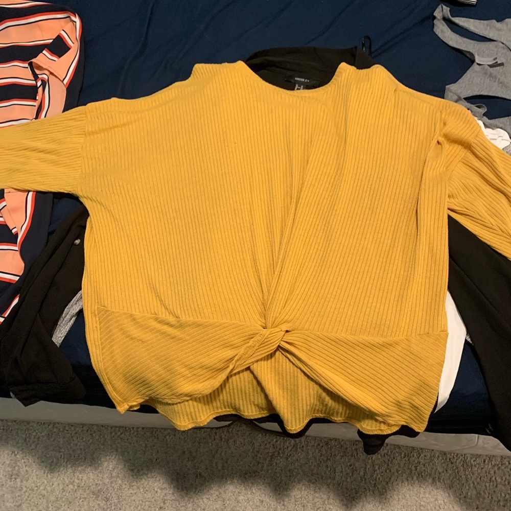 Yellow tee